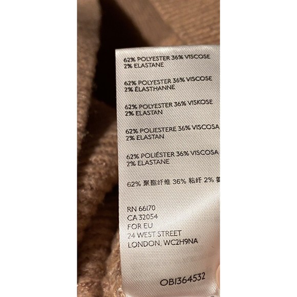 Free People Sienna Pink Wrap Knit Belted Sweater Dress Large NWOT - Picture 5 of 6